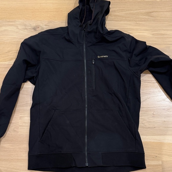 Simms Men's Performance Black Jacket - Picture 1 of 3